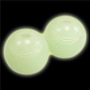 Max Glow Ball Dog Toy, Medium (2.5 Inch Diameter) for dogs 20-60 lbs, Pack of 2